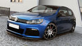 Maxton Design Volkswagen Golf 6 R20 Voorspoiler Spoiler Splitter Versie 2