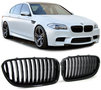 Bmw 5-serie F10 F11 M5 Optiek Nieren hoogglans pianolak Zwart