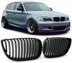 Bmw 1-serie E81 E87 Nieren /Grill Zwart 04 t/m 07