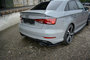 Audi RS3 8V Limousine Facelift Rear Side Splitters 