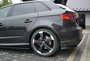 Audi RS3 8V Sportback Facelift Rear Side Splitters 