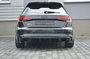 Audi RS3 8V Sportback Facelift Spoiler Rear Centre Diffuser