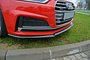 Maxton Design Audi A5 / S5 F5 S-Line Coupe / Sportback Voorspoiler Spoiler Splitter Versie 2