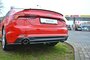 Maxton Design Audi A5 F5 S-Line Coupe / Sportback Centre Rear Splitter (Vertical Bar) 