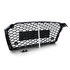 Audi A5 F5 Sport Grill Zonder Embleem RS5 Look Honingraat Hoogglans Zwart