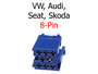 VW 8-Pin USB SD en AUX Ingang MP3 WMA Wisselaar Audio interface voor Volkswagen autoradio_