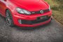 Maxton Design Volkswagen Golf 6 GTI Racing  Durability V.3 + Flaps Voorspoiler Spoiler Racing Splitter 