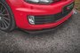 Maxton Design Volkswagen Golf 6 GTI Racing  Durability V.3 + Flaps Voorspoiler Spoiler Racing Splitter 