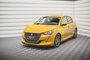 Maxton Design Peugeot 208 MK2 Voorspoiler Spoiler