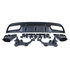 Mercedes C Klasse W205 C63 AMG Look diffuser met 4 x uitlaat Design 