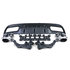 Mercedes C Klasse W205 C63 AMG Look diffuser met 4 x Zwart Rond uitlaat Design 