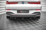 Maxton Design Bmw X6 M Pack G06 Spoiler Rear Centre Diffuser Vertical Bar