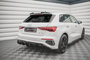 Maxton Design Audi A3 8Y Sportback S Line Uitlaat Sierstuk Look Diffuser Splitter Spoiler