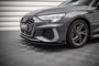 Maxton Design Audi S3 / A3 8Y S Line Voorspoiler Spoiler Splitter Pro Street + Flaps