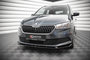 Maxton Design Skoda Fabia MK3 Facelift Voorspoiler Spoiler Splitter Versie 1