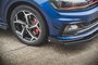 Maxton Design Volkswagen Polo 6 GTI Racing  Durability + Flaps Voorspoiler Spoiler Racing Splitter 