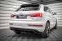 Maxton Design Audi Q3 S Line 8U Facelfit Rear Centre Diffuser Vertical Bar Versie 1