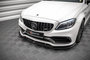 Maxton Design Mercedes C63 AMG Coupe W205 Facelift Voorspoiler Spoiler Splitter Versie 3
