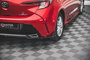 Maxton Design Toyota Corolla GR Sport Central Rear Valance With Flaps Spoiler Versie 1