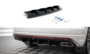 Maxton Design Volkswagen Touareg R Line MK3 Central Rear Valance Spoiler Versie 1