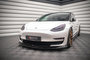 Maxton Design Tesla Model 3 Spoiler Voorspoiler Splitter Versie 3