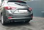 Maxton Design Mazda 3 BN MK3 Facelfit Centre Rear Splitter Versie 2