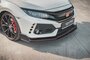 Maxton Design Honda Civic Type R MK10 Racing Durability Voorspoiler Spoiler Racing Splitter Versie 2