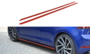 Maxton Design Volkswagen Golf 7 R R20 Facelift Sideskirt Diffuser Versie 2