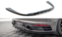 Maxton Design Porsche 911 / 992 Carrera 4S Rear Centre Diffuser Vertical Bar Versie 1