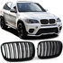 Bmw X5 E70 Sport Nieren / Grill Hoogglans Zwart Dubbele Spijl