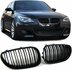 Bmw E60 E61 Sport Nieren / Grill Hoogglans Dubbele Spijl Hoogglans Zwart