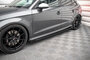 Maxton Design  Audi A3 8V Sline / S3 Facelift Sportback Sideskirt Diffuser Pro Street + Flaps