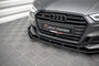 Maxton Design Audi A3 8V Sline / S3 Facelift Sportback Voorspoiler Spoiler Splitter Pro Street + Flaps