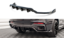 Maxton Design Bmw X6 F16 M Pakket Rear Centre Diffuser Vertical Bar Versie 1