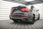 Maxton Design Bmw X6 F16 M Pakket Rear Centre Diffuser Vertical Bar Versie 1