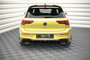 Maxton Design Volkswagen Golf 8 GTI Clubsport Rear Centre Diffuser Vertical Bar Versie 1