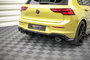 Maxton Design Volkswagen Golf 8 GTI Clubsport Rear Centre Diffuser Vertical Bar Versie 1