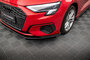 Maxton Design Audi A3 8Y Voorspoiler Spoiler Splitter Pro Street + Flaps