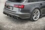 Maxton Design Audi S6 / A6 S Line Facelift Rear Side Splitters Pro Street