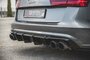 Maxton Design Audi S6 / A6 S Line Facelift Valance Centre Rear Splitter Versie 1