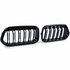 Bmw X2 F39 Sport Nieren / Grill Hoogglans Dubbele Spijl Hoogglans Zwart