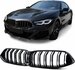 Bmw 8 Serie BMW G14 G15 G16 Sport Nieren / Grill Hoogglans Dubbele Spijl Hoogglans Zwart