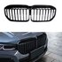 Bmw 7 Serie G11 G12 LCI Sport Nieren / Grill Hoogglans Enkele Spijl Hoogglans Zwart