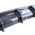 Bmw 3 serie F30 M Pakket Achterbumper Carbon Look Zwart Dubbele Uitlaat Uitsparing M Performance Look