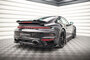 Maxton Design Porsche 911 Turbo S 992 Rear Centre Diffuser Vertical Bar Versie 1