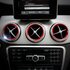 Mercedes Benz Cla Gla A Klasse W176 W246 W117 X156 Luchtrooster Dashboard Ringen Decoratie Rood Geanodiseerd AMG look