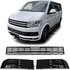 Volkswagen T6 Transporter Multivan Bumper Grill Hoogglans Zwart Zonder ACC 2015 t/m 2019