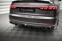 Maxton Design Audi S8 D5 Valance Centre Rear Splitter Versie 1