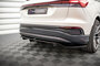 Maxton Design Audi Q4 E Tron Sportback Rear Centre Diffuser Vertical Bar Versie 1