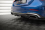 Maxton Design Mercedes C Klasse W206 AMG Line Splitter Rear Centre Diffuser Vertical Bar Versie 1